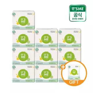 [중형 24p 추가 증정] 잇츠미 NEW 슬림 유기농 순면커버 생리대 중형 12P x10개
