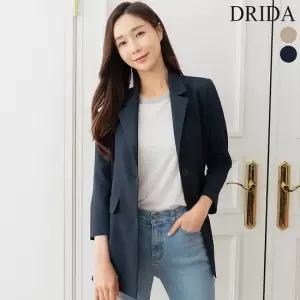 드리다 여자 여름 빅사이즈 9부 보카시 슬림핏 정장 자켓 40-50대 중년 여성 엄마옷 선물 하객 출근 모임
