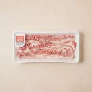 국내산 두툼 칼집 삼겹살 (600g)