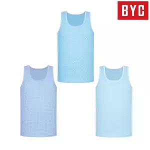 BYC 남성용 모시메리 런닝 여름런닝 유색3매