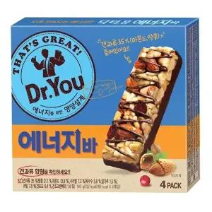오리온 닥터유 에너지바(40gx4봉) 160g x10개