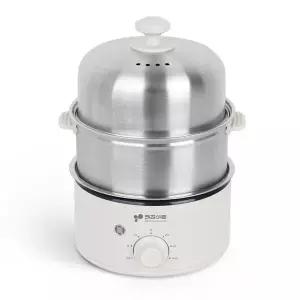 키친아트 풀스텐 계란찜기/2단/타이머 KA-8125C2