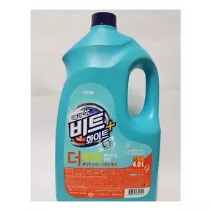 비트액체 화이트플러스 드럼용 4L 용기 라이온코리아/세탁/빨래/세제/액체/액츠/실내/건조/대용량/물세제