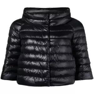 25FW 에르노 소피아 레귤러 핏 케이프 다운 자켓 PI0046DIC12017Z9300 BLACK DOM