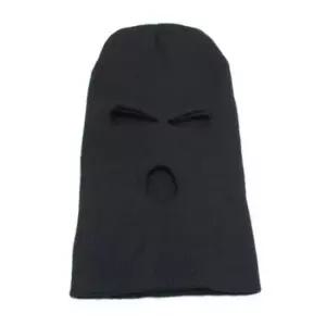 블랙 복면 방한모자 니트모자 비니가면 겨울모자 12554317)