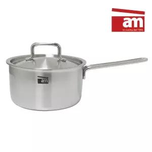[롯데백화점]에이엠 마스터 316L 통5중 스텐 편수 냄비 18cm