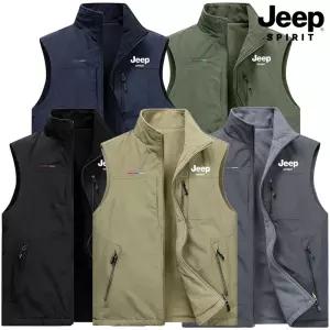지프 JEEP SPIRIT 남녀공용 양면 조끼 리버서블 베스트 패딩 이너 아웃도어 겨울 가을 등산 런닝 여성 남성 커플 남자 여자 빅사이즈 JP1906