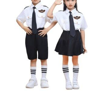초딩 승무원 항공 선원 할로윈 정장 유니폼