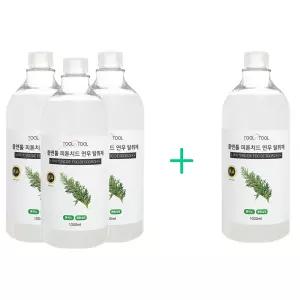 툴앤툴 피톤치드액 연무액 4000ml(1000ml 3+1 행사) 화장실냄새제거 담배냄새 신발장냄새 탈취 새집증후군제거 케어로 전용
