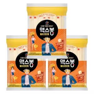 CJ제일제당 맥스봉 오리지널 455g X 3봉 기획 간식 소시지 주전부리 어육 소세지