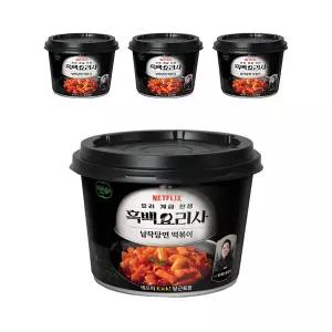 CJ 흑백요리사 술빚는 윤주모쉐프 납작당면 떡볶이 175g, 4개
