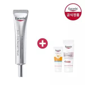 유세린 하이알루론 3X 아이크림 15ml 증)선프로텍트 5ml+일루미네이팅 세럼 7ml