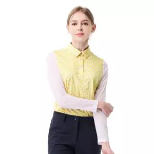 프로월드컵 여성 프린트 긴팔 카라 티셔츠 Q123-3403-05