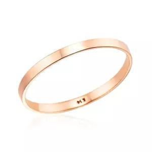 18K 1.6mm 민자 열손가락 레이어드 평반지 NPR32693