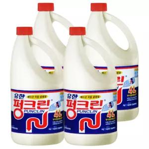 펑크린 뚫어뻥액체 배수구클리너 4L 4개
