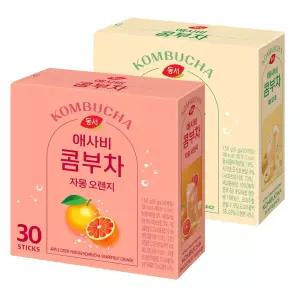 동서 애사비 콤부차 자몽오렌지30T+배모과30T
