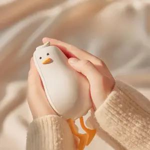 충전식 핫팩 오리 전기손난로 보조배터리 인형 겨울 미니 거치대 워머 휴대용