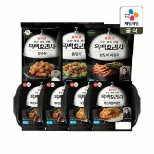 CJx흑백요리사 햇반 컵반 꽈리고추돼지고기덮밥 x2개+묵은지참치덮밥 x2개+탕수육 x1개+유린기 x1개+파김치
