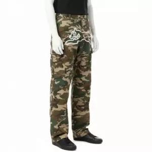 MUST IT_빌리네어보이즈클럽 25FW 러닝 도그 우드랜드 카모 카고 팬츠 IC24S36 MUL