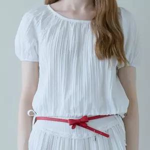 [핑크파인애플]CHARMING RIBBON BELT_RED