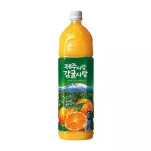 롯데 제주사랑 감귤사랑 1.5L 12PET