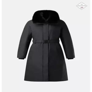 여성 스탠드넥 롱 다운 TVJDW25646BLK