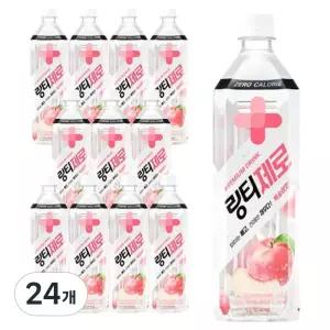 링티 링티제로 대용량 편의점 복숭아맛 1L 24개