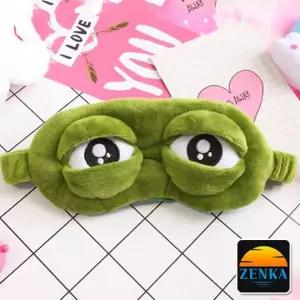 [텐바이텐]젠카 개구리 수면 안대 숙면 눈 가리개 캐릭터 생활 아이 마스크 비