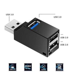 USB랜포트 USB 허브 차량용 분배기 충전 디스크 어댑터 노트북 포트 멀티 사무실