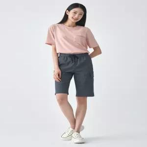 린넨 혼방 풀밴드 5부 팬츠 LCPTO528_NA