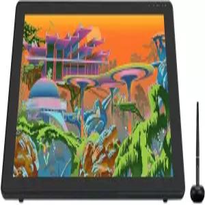 화면이 있는 HUION 캄바스 22 플러스 QLED 드로잉 태블릿 21.5 FHD 140 sRGB 풀 라미네이션 안티