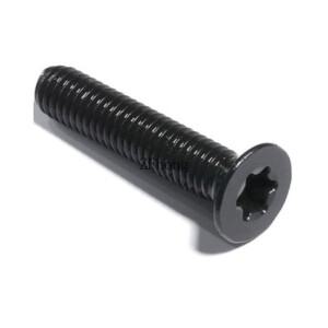1000pcs M1.6 M2 M2.5 M3 x 5/6/8/10/12/16/20 검정색 플랫 Torx 선반 머리 나사 6 별 볼트 매화 기계