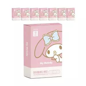 [유통기한 임박] 아텍스 산리오 더밴드 패턴밴드 마이멜로디 10입, 8개
