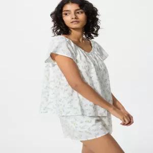 [매장정품] UNIQLO 코튼프렌치슬리브세트플라워 E483754-000-00 2232605