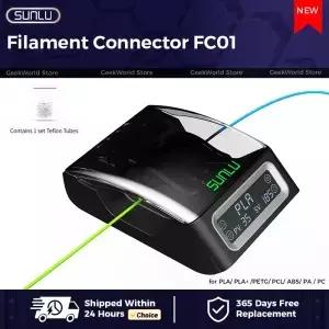 SUNLU 필라멘트 커넥터 FC01 PLA/PETG/PCL/ABS/PA/PC 재활용 테일 다중 소모품 원클릭 용접