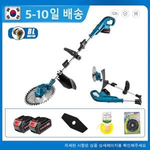 브러시리스 bldc 조정 가능 전기 잔디 예초기, 무선 트리머, 휴대용 충전식 관목 가지치기, 도구, 10 인치
