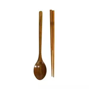 옻칠 수저세트 (약4.5x23.5cm) 나무 숟가락 젓가락