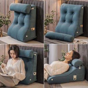 삼각등받이 등쿠션 허리쿠션 침대 휴레카 커버/5colors 사무실