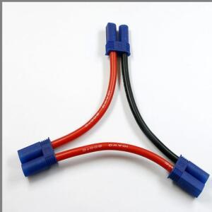 EC5 시리즈 커넥터 10AWG 2-수 1-암 직렬 연결 케이블 1pcs RC 배터리 Lipo 커넥터