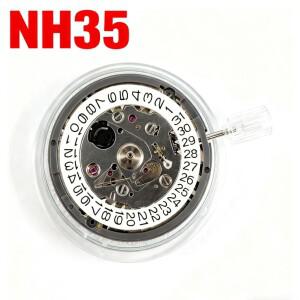 일본  NH35 오토매틱 기계식 무브먼트 고정밀 24석 모드 시계 교체용 NH35A 날짜 표시 3시