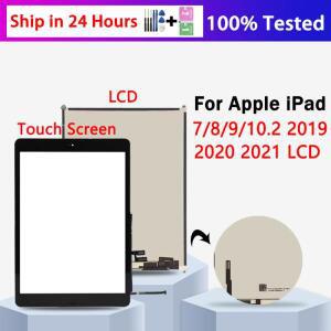 Apple iPad 10.2 2019 2020 2021 Ipad 7 8 9 A2197 A2428 A2603 디스플레이 터치 스크린 디지타이저 어셈블