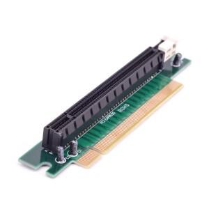 90도 PCI Express 16x 남성-여성 라이저 카드 직각 PCI-E x16-16x 슬롯 보호 도구 어댑터 1U 2U 서버 케이