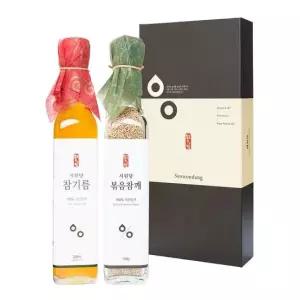 강원도 서원당 선물세트 3호(참기름250ml+볶음참깨120g)