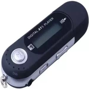 음성 녹음기 LCD 화면 3.5 잭이 있는 MLID J9 미니 USB MP3 플레이어 32GB TF 카드 AAA 배터리 지원(블랙)