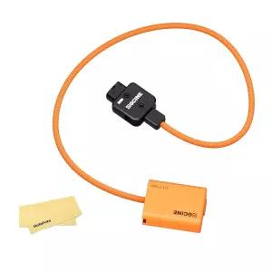 ZGCINE DTFW50 DTap to NPFW50 Duy Battery Cable 60CMECHATRONICS1.97FT Power Supply Cord for 소니 호환