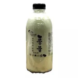 국내산 순수하고 진한 서리태콩물 1000ML 전통방식 맷돌 콩국물 식사대용 간단식사 몸에좋은영양소