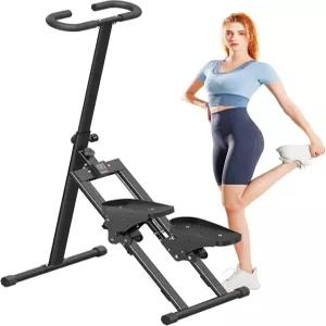 가정용 계단 스테퍼 클라이머 접이식 전신 운동용 대형 페달 수직 기계 110KG 적재 용량을 갖춘