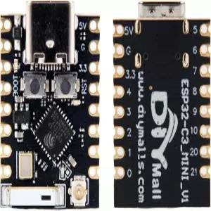 Wishiot 2pcs ESP32 C3 미니 개발 보드 슈퍼미니 모듈 WiFi BLT 5 ESP32C3FN4 32비트 싱글 코어 프로세서