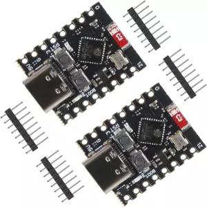 2Pcs ESP32C3 미니 개발 보드 MCU RP2040 WiFi 블루투스 타입 C 싱글 코어 프로세서 모듈