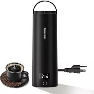 여행용 휴대용 전기차 주전자 소형 커피 미니 온수 보일러 380mL 및 304 스테인리스 스틸 4가지 가변